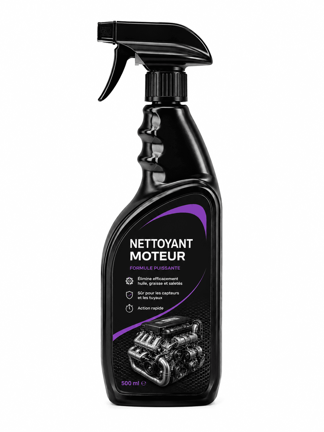 Produit nettoyant moteur