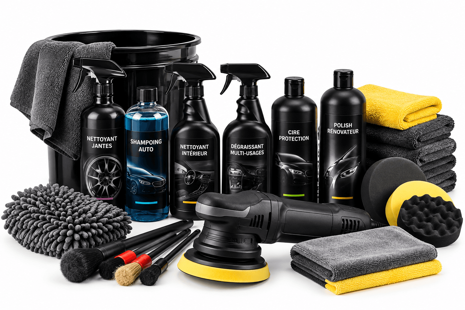 Detailing automobile