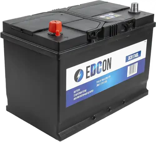 DC91740L EDCON starter battery ! 91Ah 740A ETN 1 (L+) 19.5/17.9 D31 306x173x225 B01