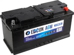 DC105910R EDCON AGM battery ! 105Ah 910A ETN 0 (R+) 19.5/17.9 H9/LN6 394x175x190 B13 aperçu 2
