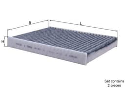 Filtre d'habitacle (filtre à pollen) KNECHT LAK 467/S aperçu 2