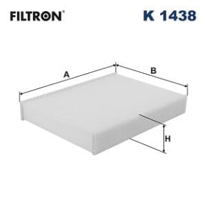 Filtre d'habitacle (filtre à pollen) FILTRON K 1438