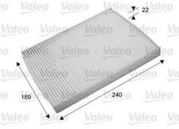Filtre d'habitacle (filtre à pollen) VALEO 715660 aperçu 2