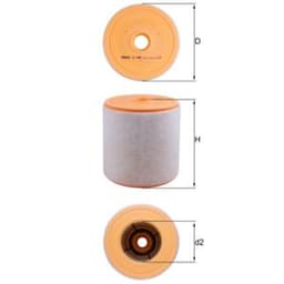 Filtre à air KNECHT LX 4961 aperçu 2