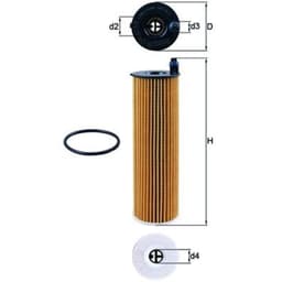 Filtre à huile KNECHT OX 823/6D aperçu 2