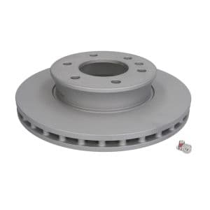 Disque de frein ATE 24.0128-0203.1, Avant, ventilé, 1 pièce