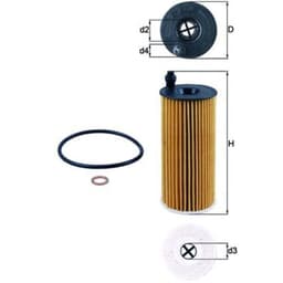 Filtre à huile KNECHT OX 404D aperçu 2