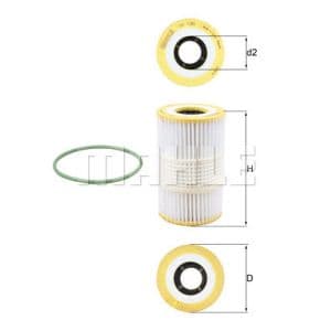 Filtre à huile KNECHT OX 1185D
