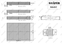  Filtre d'habitacle Shafer SA457  aperçu 2