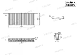 Filtre d'habitacle Shafer SA468/S aperçu 2