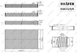 Filtre d'habitacle Shafer SA675/2/S  aperçu 2