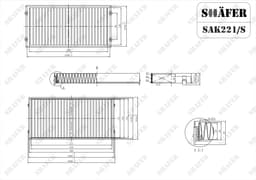 Filtre d'habitacle Shafer SAK221/S  aperçu 2