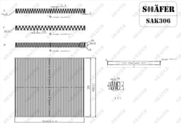 Filtre d'habitacle Shafer SAK306 aperçu 2
