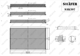 Filtre d'habitacle Shafer SAK307 aperçu 2