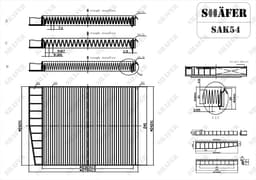 Filtre d'habitacle Shafer SAK54 aperçu 2