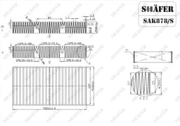 Filtre d'habitacle Shafer SAK878/S  aperçu 2