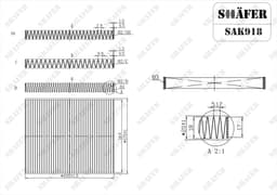 Filtre d'habitacle Shafer SAK918 aperçu 2