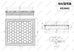 Filtre à Air Shafer SX3062  aperçu 2
