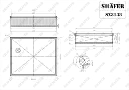 Filtre à Air Shafer SX3138  aperçu 2