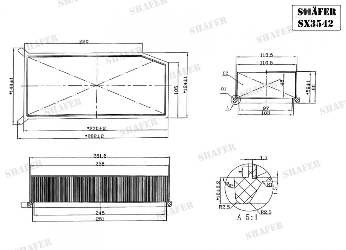 SX3542 - Shafer