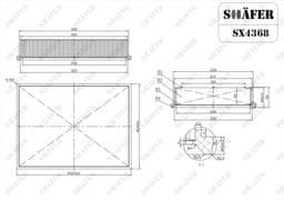 Filtre à Air Shafer SX4368  aperçu 2