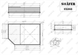 Filtre à air Shafer SX868  aperçu 2
