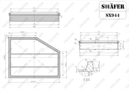 Filtre à аir Shafer SX944  aperçu 2