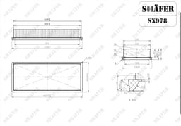 Filtre à аir Shafer SX978  aperçu 2