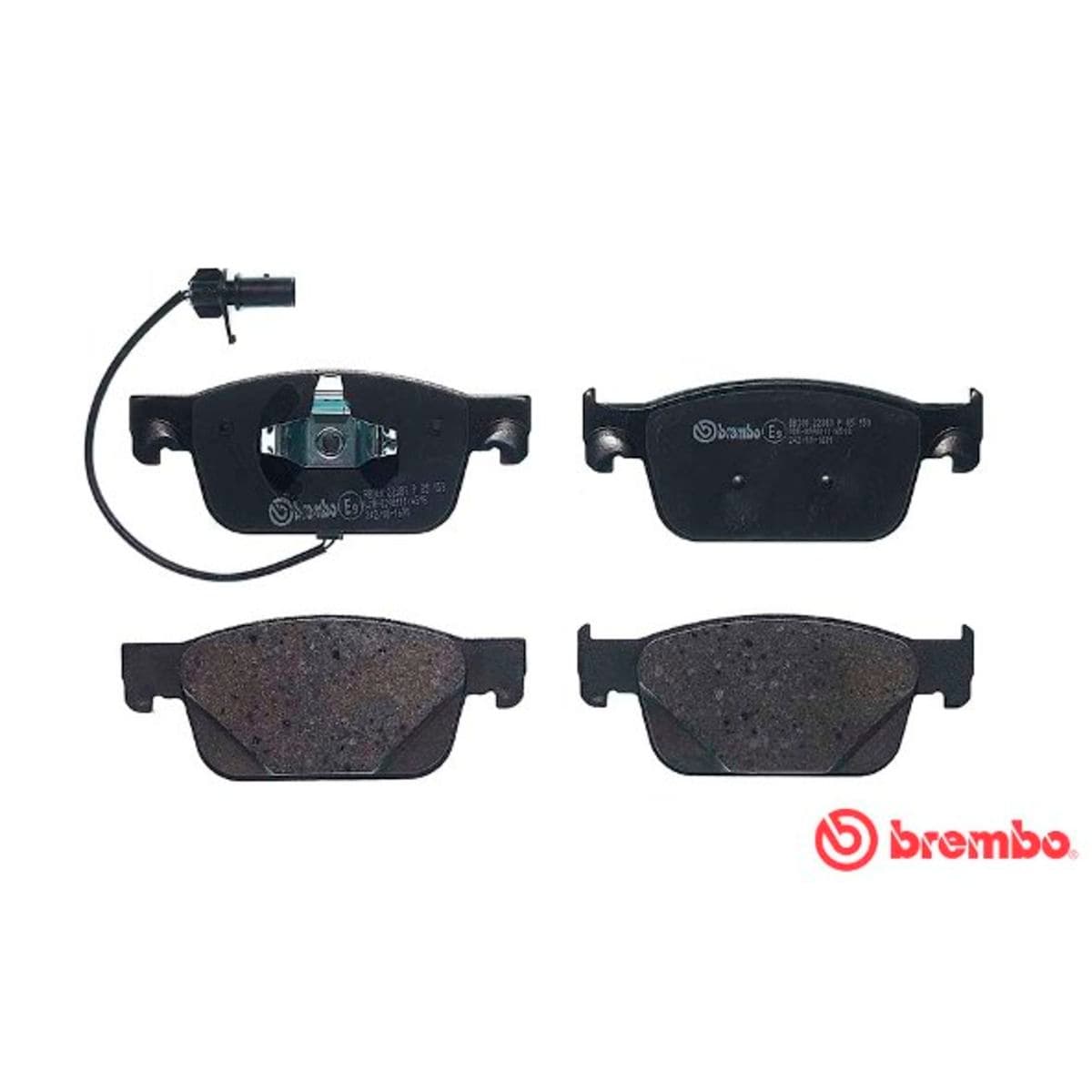 Jeu de plaquettes de frein BREMBO P 85 153, avant
