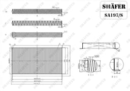 Filtre d'habitacle Shafer SA197/S aperçu 2