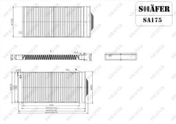 Filtre d'habitacle Shafer SA175 aperçu 2