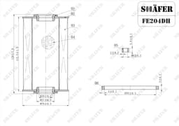 Filtre à carburant Shafer FE204DH aperçu 2