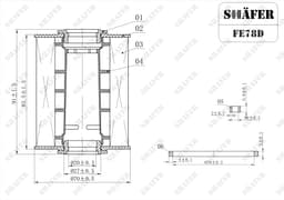 Filtre à carburant Shafer FE78D aperçu 2