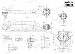 Bras de suspension Shafer SM7027 aperçu 2