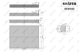 Filtre d'habitacle Shafer ECO182  aperçu 2