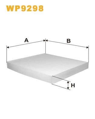 Filtre d'habitacle WIX WP9298