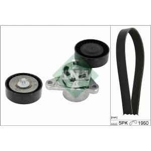Kit de courroie d'accessoire INA 529 0487 10