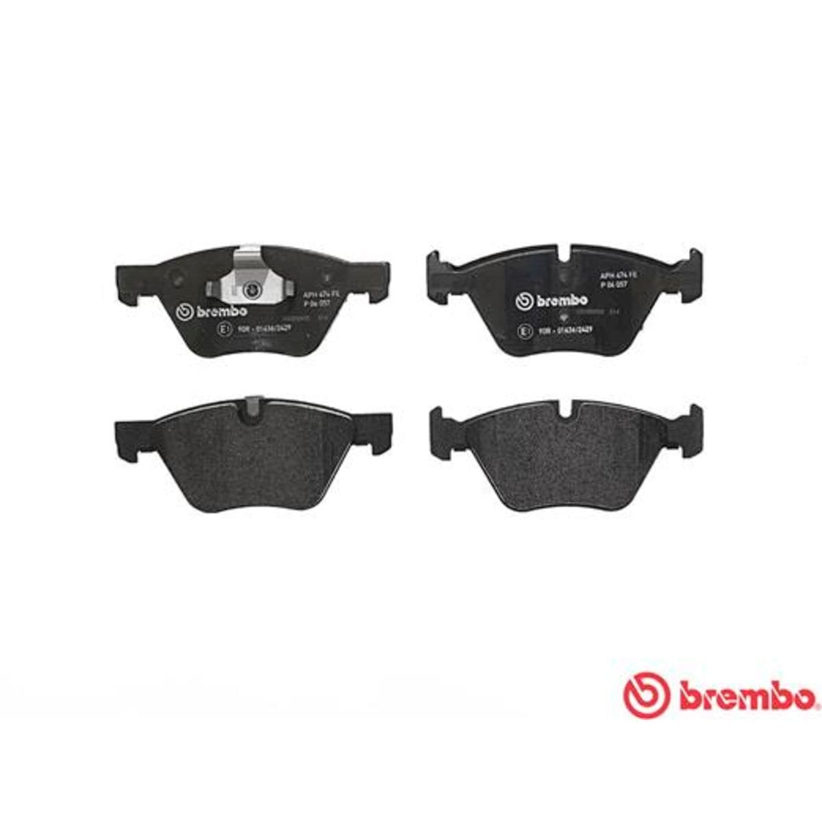 Jeu de plaquettes de frein BREMBO P 06 057, avant