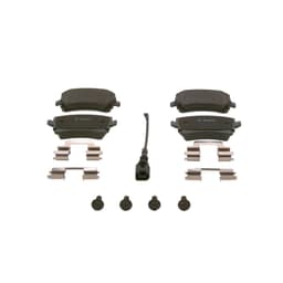 Jeu de plaquettes de frein BOSCH 0 986 494 583, arrière aperçu 2