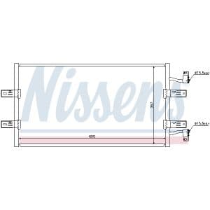Condenseur, climatisation NISSENS 940119