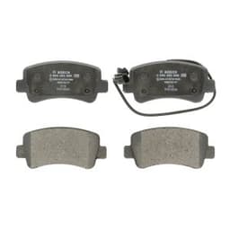 Jeu de plaquettes de frein BOSCH 0 986 494 500, arrière aperçu 1