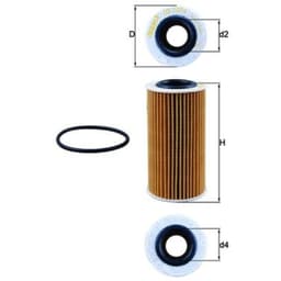 Filtre à huile KNECHT OX 1076D aperçu 2