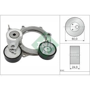 Tendeur de courroie, courroie trapézoïdale à nervures Schaeffler INA 534 0718 10