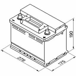 BOSCH S3 0 092 S30 080 Batterie de Démarrage aperçu 4