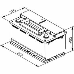 BOSCH S4E EFB 0 092 S4E 081 Batterie de Démarrage aperçu 4