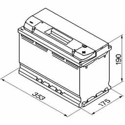 BOSCH S4 0 092 S40 130 Batterie de Démarrage aperçu 4