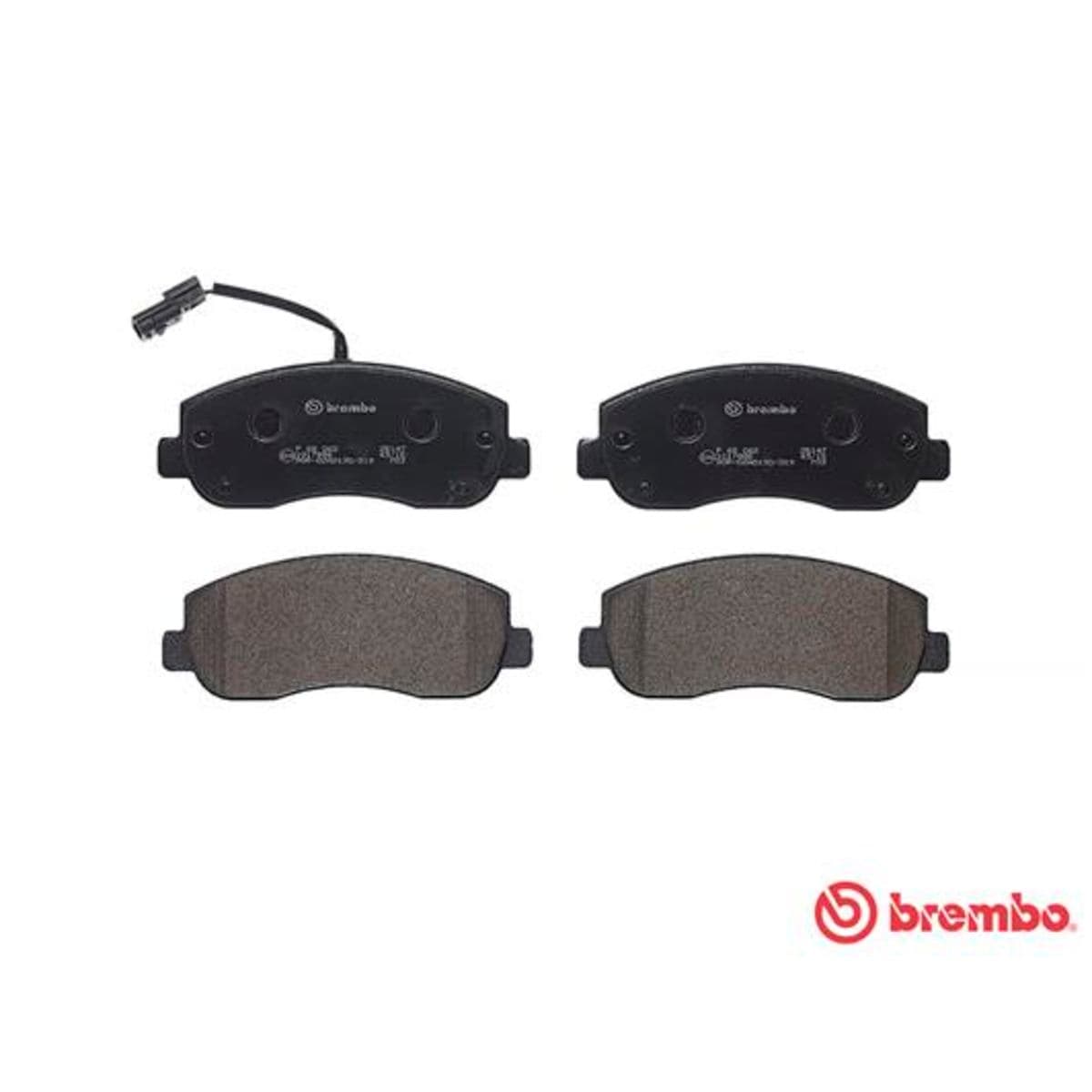 Jeu de plaquettes de frein BREMBO P 68 062, avant
