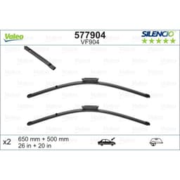 Balai d'essuie-glace VALEO Silencio Xtrm VF904, Avant aperçu 3