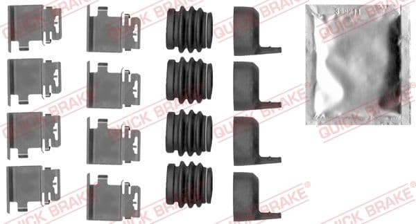 Kit d'accessoires, plaquette de frein QUICK BRAKE 109-1890