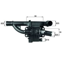 Thermostat (liquide de refroidissement) MAHLE TH 40 83 aperçu 1